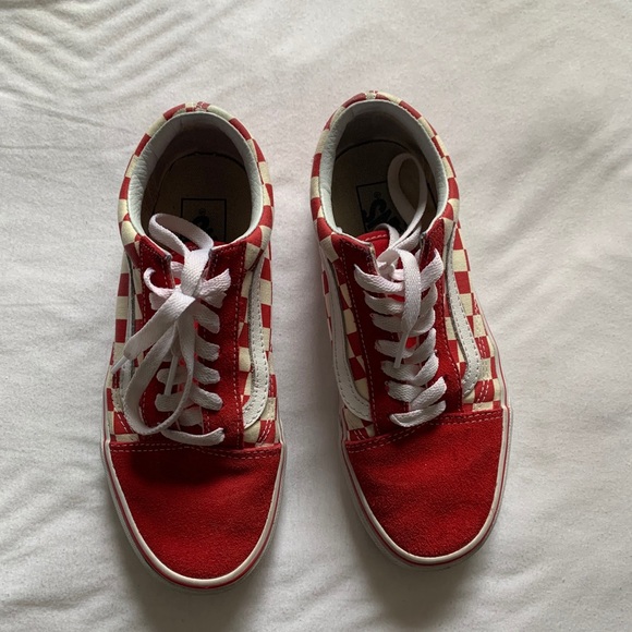 red checkered vans outfits